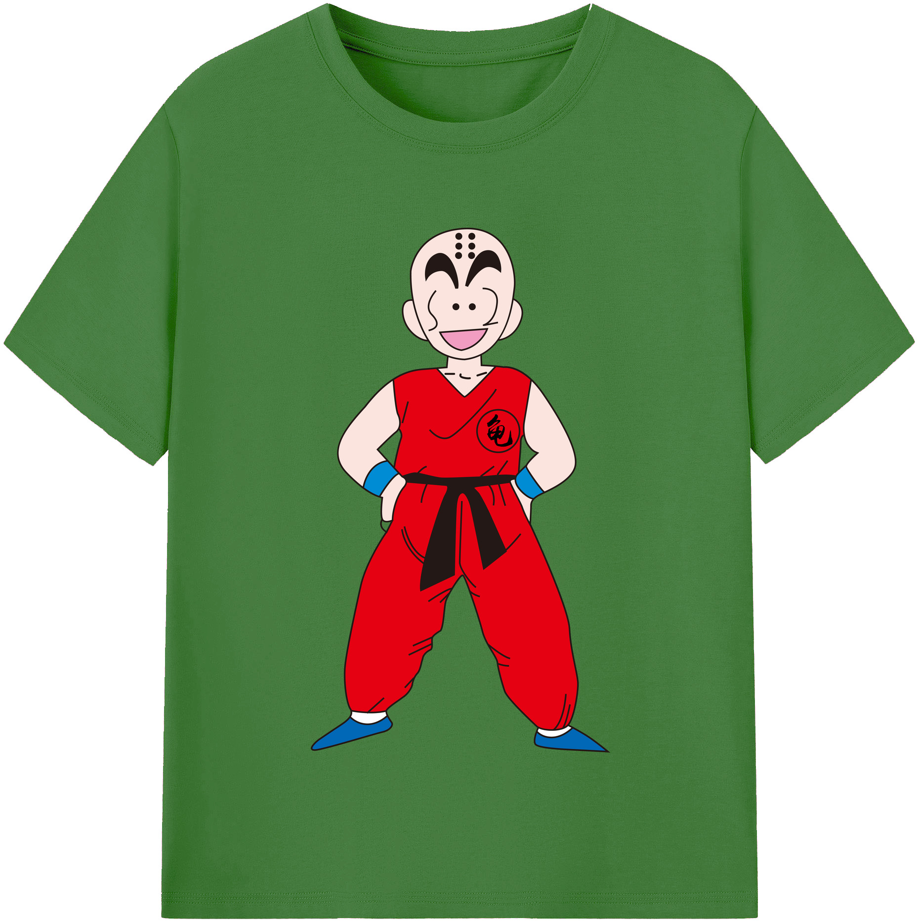 （画像用） ドラゴンボール クリリン DRAGON BALL krillin レディースカジュアルプリントTシャツ（綿100％）